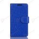 Crazy Horse PU Wallet Leather Cover Case with Credit Card Slot Design Royalblue for Samsung Galaxy A3