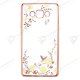 Secret Garden Plating Build Diamond Rose Flowers Butterfly Case Ultrathin Soft TPU Rose Gold Frame Yellow Flower Phone Case for Samsung