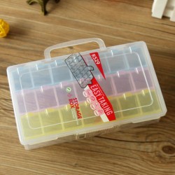 BST-R529 21 lattices Transparent plastic storage box BST-R529 21 lattices Transparent plastic storage box