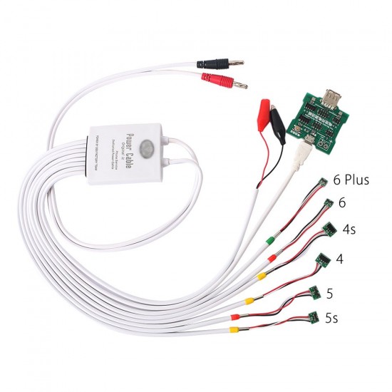 Professional Power Supply Current Test Cable with IC and Battery Activation Charge Board for iPhone #X