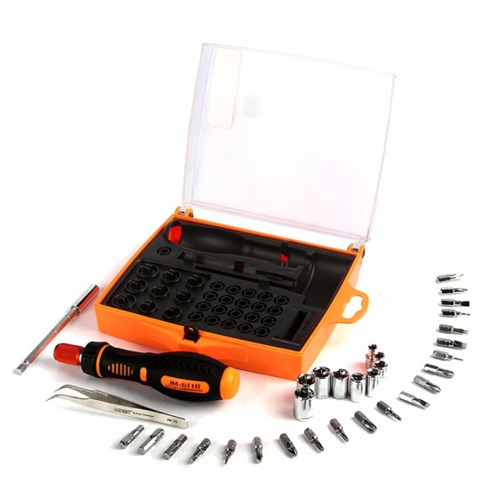 JAKEMY JM-6118 33 in 1 Multi-function Precision Screwdriver Set Hand Tools Repair Tool Kit  Set For Cell Phone Laptop Tablet PC