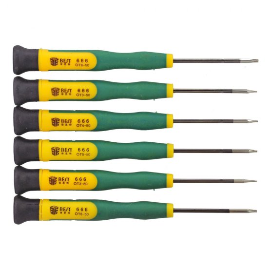 Best 666 12pcs Telecom Maintenance Screwdriver Set