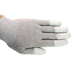 Antistatic Carbon Fiber Gloves /PU Coated Gloves for Repair Antistatic Carbon Fiber Gloves /PU Coated Gloves for Repair
