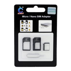 For iPhone 5 Micro / Nano SIM Adapter Black For iPhone 5 Micro / Nano SIM Adapter Black