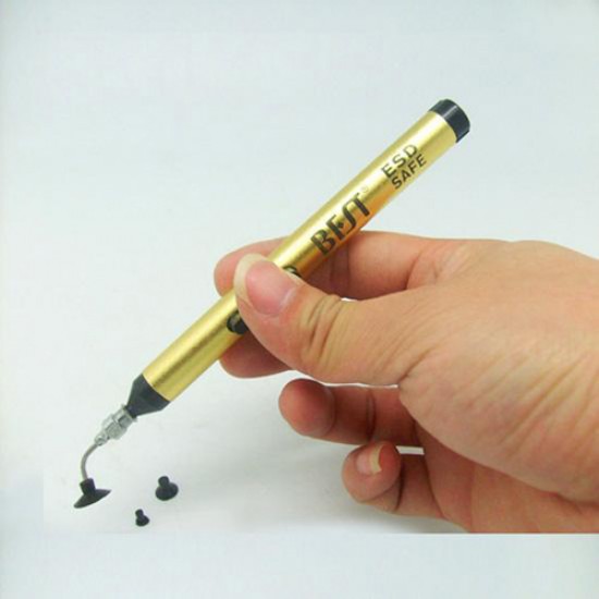 Golden Vacuum Suction Pen BST-939 for picking up IC small electronic components