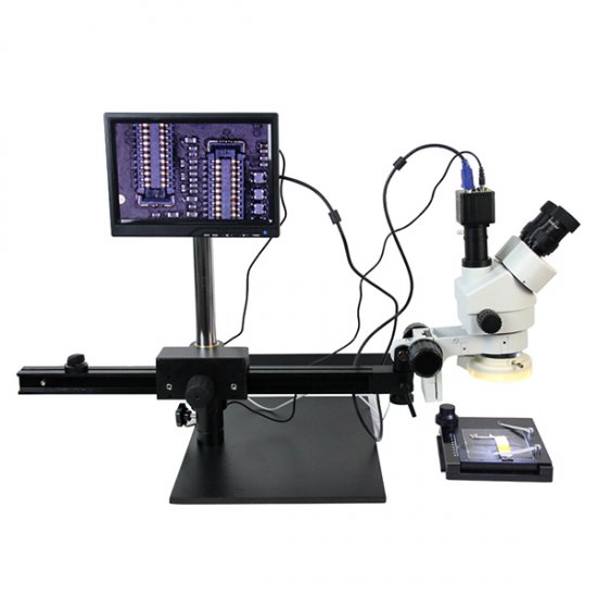 TBK-45L Multi-function Long Arm Move Electronic Digital Display Operating CPU BGA Watch Microscope Maintenance Tools