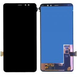 LCD with Digitizer Assembly for Samsung Galaxy A8 Plus (2018)/A7 (2018) A730 Black 
