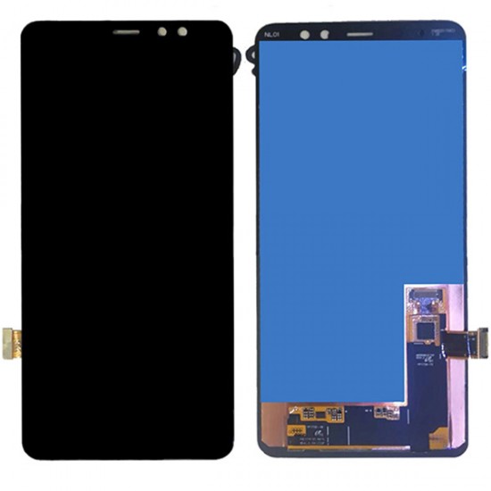 LCD with Digitizer Assembly for Samsung Galaxy A8 Plus (2018)/A7 (2018) A730 Black 
