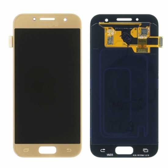 LCD with Digitizer Assembly for Samsung Galaxy A320 Gold Refurbished