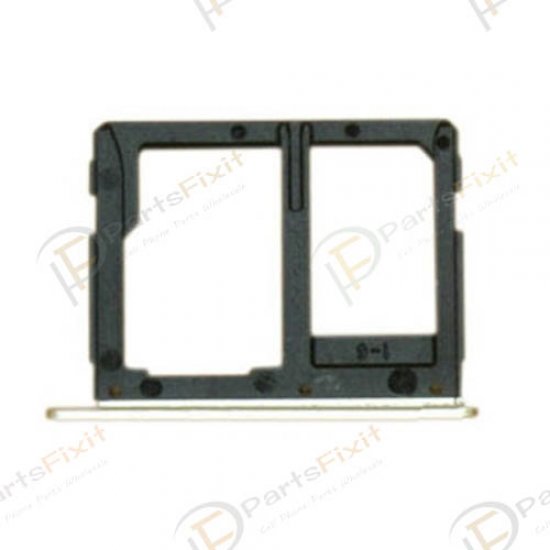 Dual Sim Card Tray for Samsung Galaxy A9 A9000 Gold