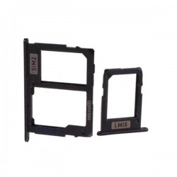 SIM and SD Card Tray for Samsung Galaxy J7 (2017) Black