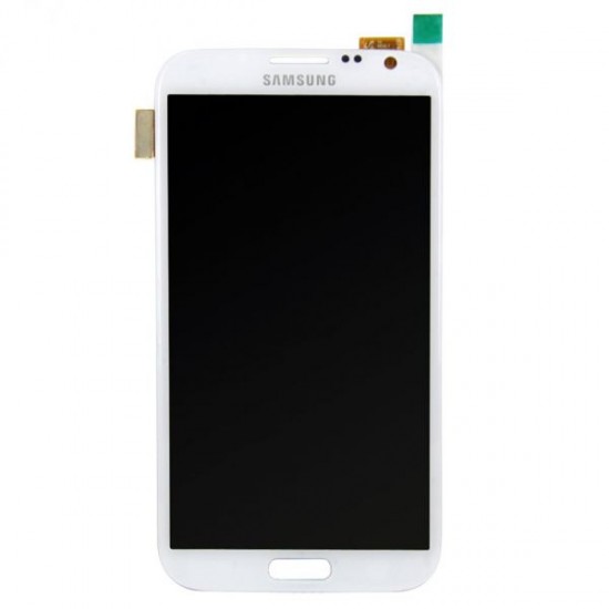 For Samsung Galaxy Note II N7100 N7105 T889 I605 R950 L900 LCD with Digitizer Assembly -White