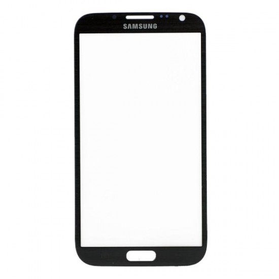 For Samsung Galaxy Note 2 N7100 Front Glass Lens Black