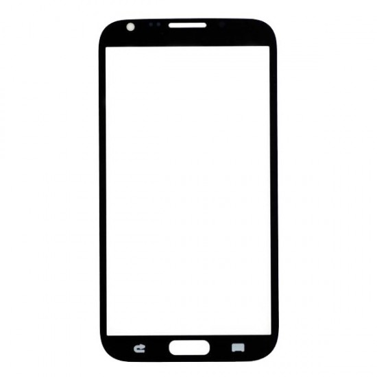 For Samsung Galaxy Note 2 N7100 Front Glass Lens Black