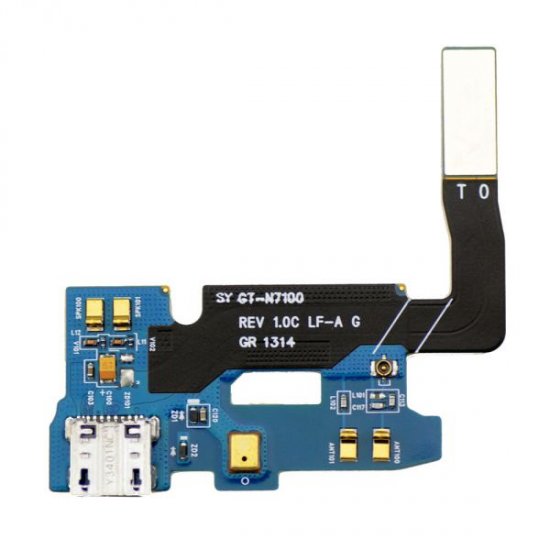 Original Dock Connector Charging Port Flex Cable Ribbon for Samsung Galaxy Note 2 N7100