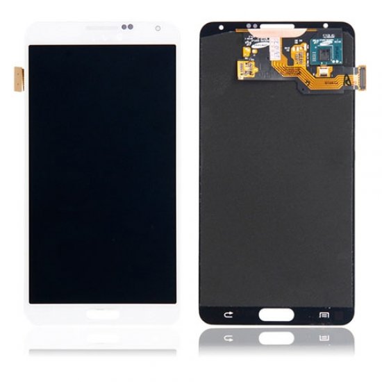 LCD with Digitizer Assembly for Samsung Galaxy Note 3 White Original LCD + Copy Glass