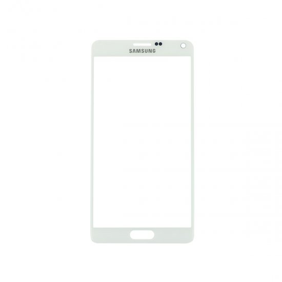 Original for Samsung Galaxy Note 4 Front Glass Lens White