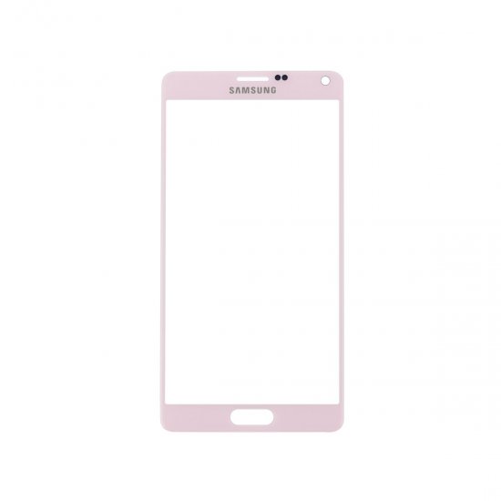 Original for Samsung Galaxy Note 4 Front Glass Lens Pink