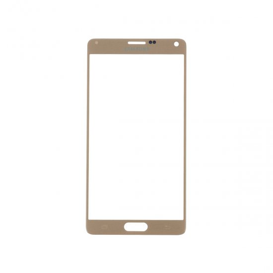 Original for Samsung Galaxy Note 4 Front Glass Lens Gold