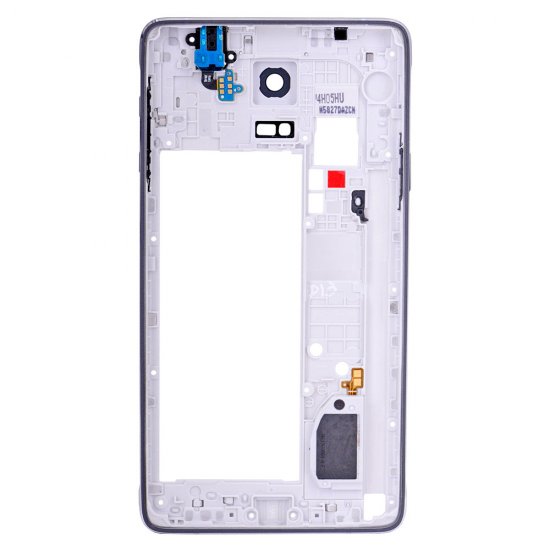 Rear Housing Frame with Small Parts for Samsung Galaxy Note 4/N910F Black