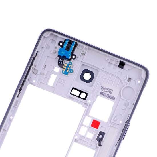 Rear Housing Frame with Small Parts for Samsung Galaxy Note 4/N910F Black