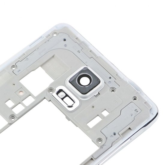 Rear Housing Frame with Small Parts for Samsung Galaxy Note 4/N910F White