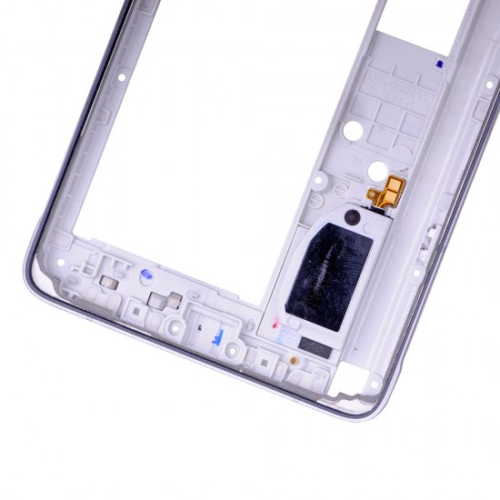 Rear Housing Frame with Small Parts for Samsung Galaxy Note 4/N910V Black