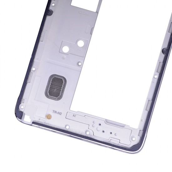 Rear Housing Frame with Small Parts for Samsung Galaxy Note 4/N910V Black