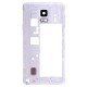 Rear Housing Frame with Small Parts for Samsung Galaxy Note 4/N910V White