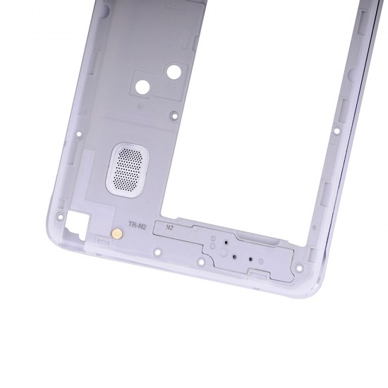 Rear Housing Frame with Small Parts for Samsung Galaxy Note 4/N910V White