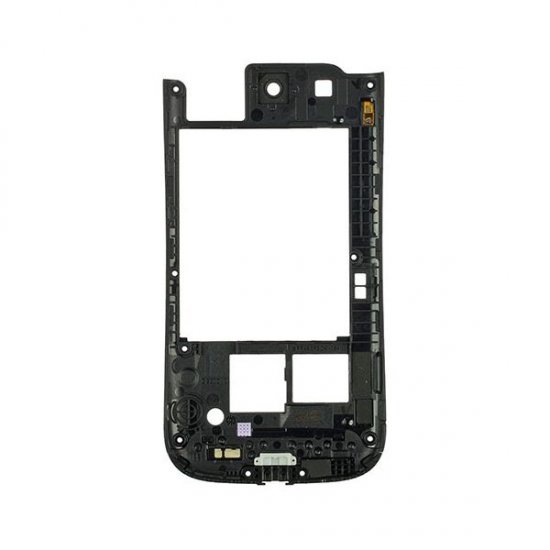 Middle Cover Bezel Rear Housing For Samsung Galaxy S3 i9300 Black