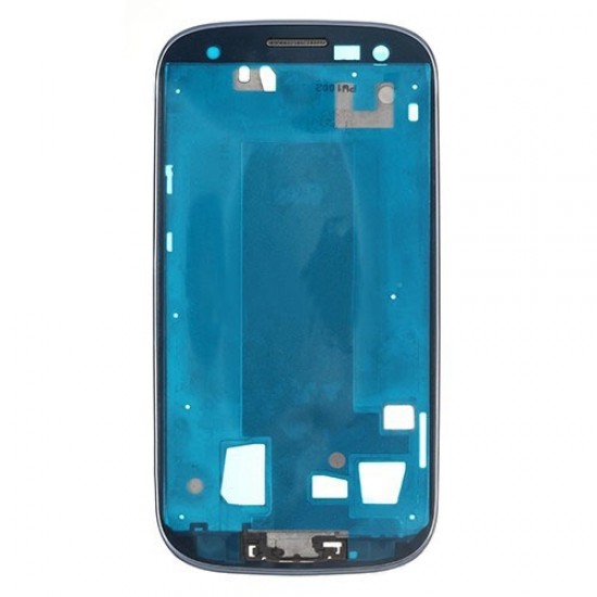 Front Frame for Samsung Galaxy S3 i9305 Blue Original
