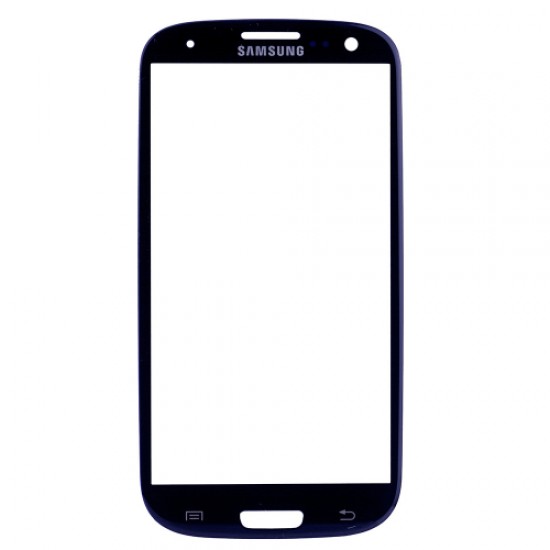 For Samsung Galaxy S3 i9300 Front Glass Lens Blue