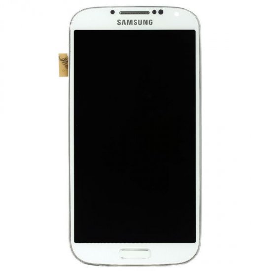 LCD Screen Digitizer Assembly with Front Frame for Samsung Galaxy S4 i9500 White