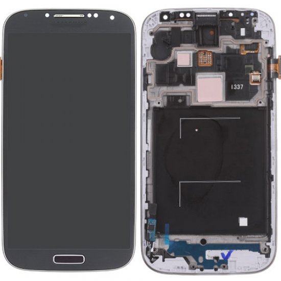 Original LCD (High Copy Glass) Assembly With Frame For Samsung Galaxy S4 i337 M919 Black