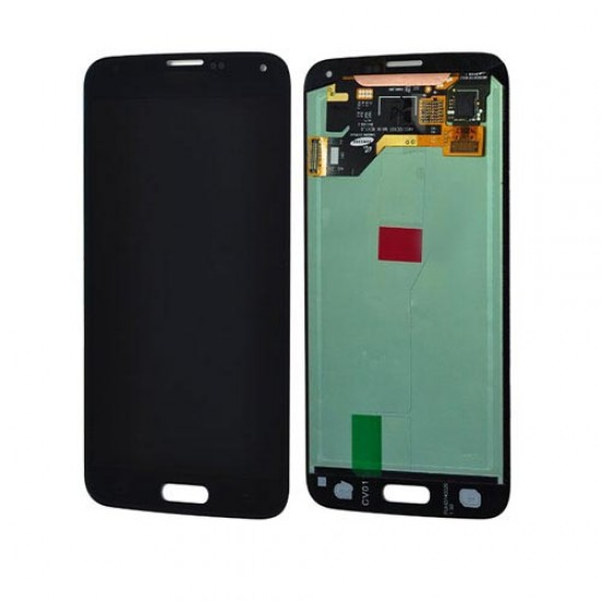 Original Refurbished Black LCD Screen and Digitizer Assembly for Samsung Galaxy S5 G900 All Versions