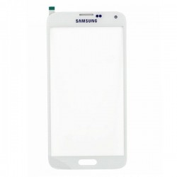 For Samsung Galaxy S5 Front Glass Lens White