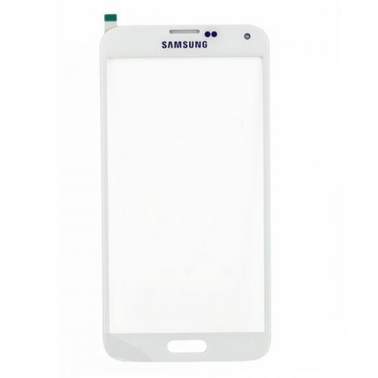 For Samsung Galaxy S5 Front Glass Lens White