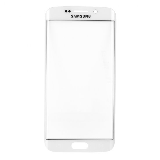 Original for Samsung Galaxy S6 Edge Front Glass Lens White