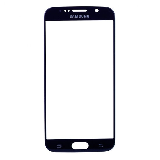 Original for Samsung Galaxy S6 Front Glass Lens Dark Blue