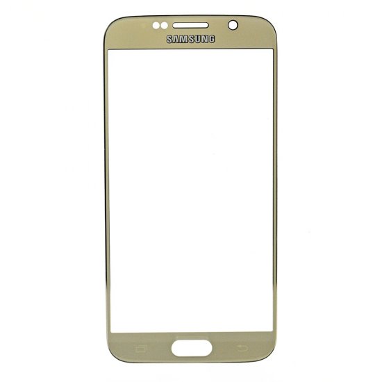 Original for Samsung Galaxy S6 Front Glass Lens Gold