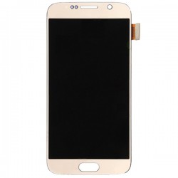 LCD with Digitizer Assembly for Samsung Galaxy S6 Gold Original LCD with Digitizer Assembly for Samsung Galaxy S6 Gold Original