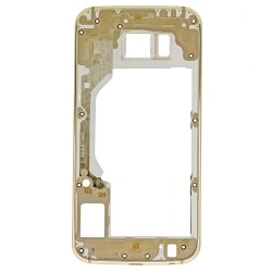 For Samsung Galaxy S6 Rear Housing Frame Gold For Samsung Galaxy S6 Rear Housing Frame Gold