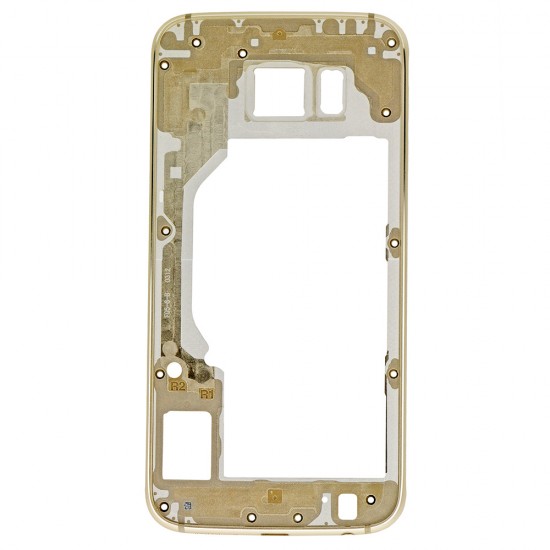 For Samsung Galaxy S6 Rear Housing Frame Gold