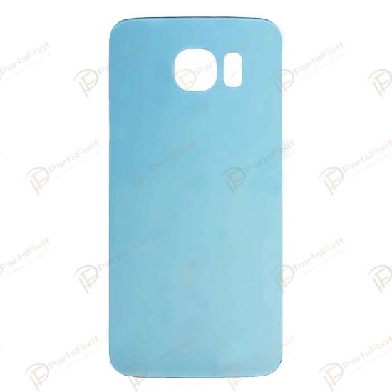 Battery Cover for Samsung Galaxy S6 Light Blue Original Material