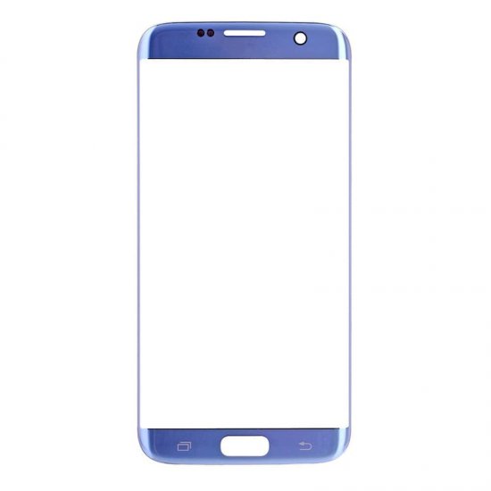 Front Glass Lens for Samsung Galaxy S7 Edge Coral Blue OEM