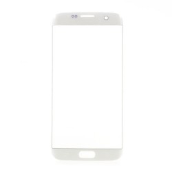 Front Glass Lens for Samsung Galaxy S7 Edge White OEM
