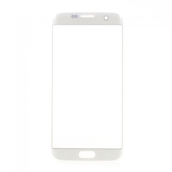 Front Glass Lens for Samsung Galaxy S7 Edge White OEM