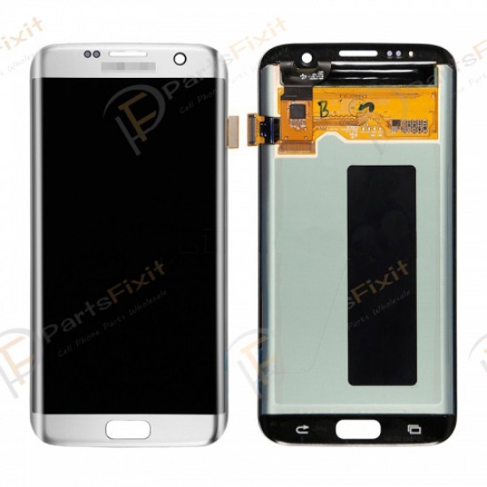 LCD and Digitizer Assembly for Samsung Galaxy S7 Edge Silver