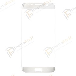 Front Glass Lens for Samsung Galaxy S7 Edge Silver OEM